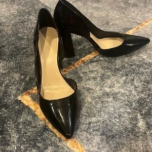 Size 11 beautiful patent leather block heel